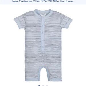 FEATHER BABY Henley Romper